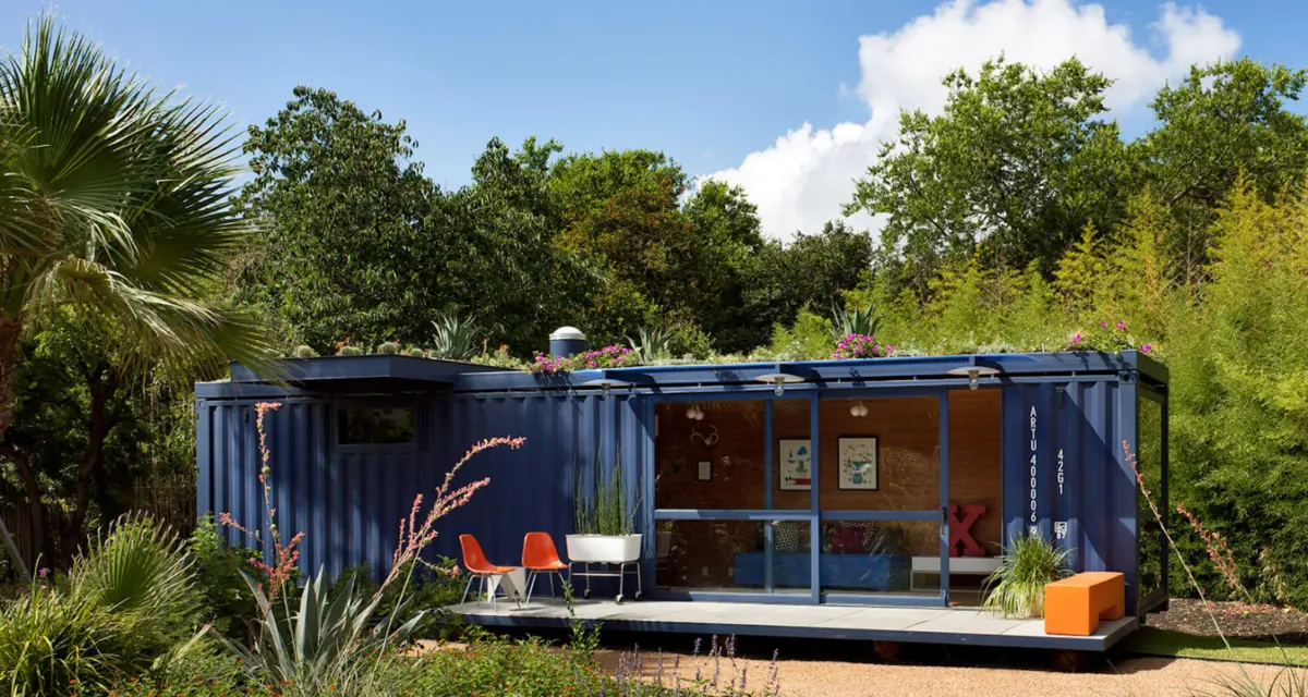 Shipping Container Into the Ultimate Garden Shed