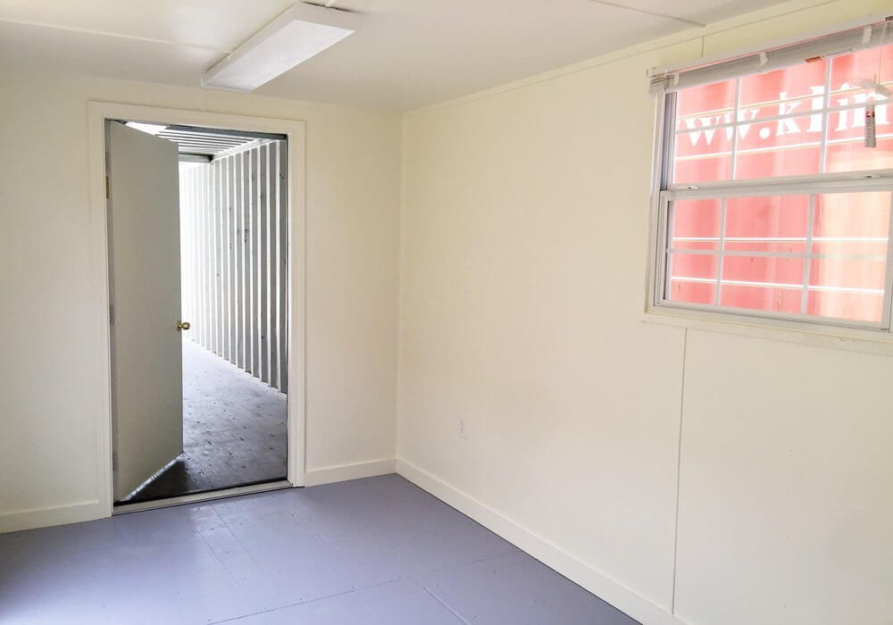 work and store shipping container for construction