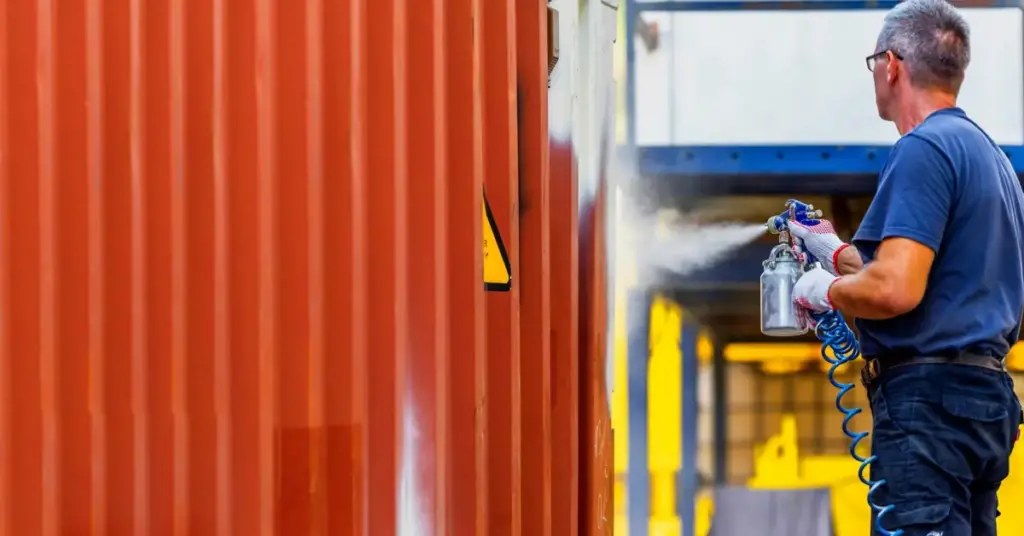 Shipping Container Repaint