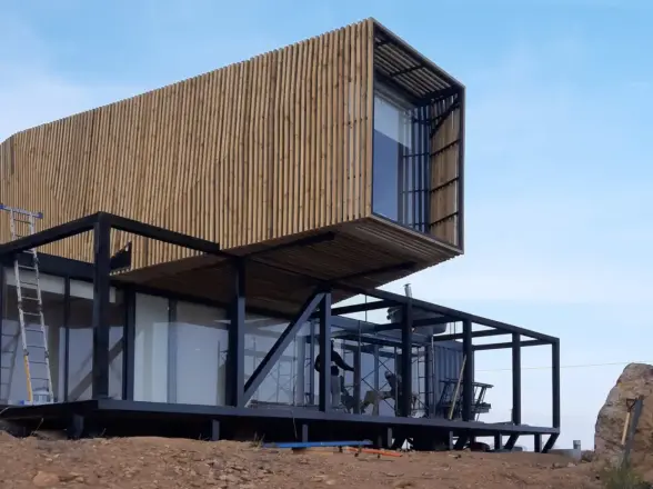 Shipping Container Summer House Design