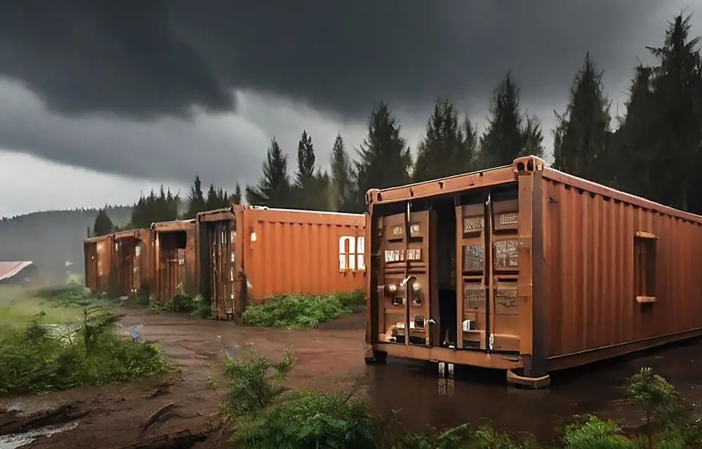 Shipping container storm shelters 1 | shipping containers for sale Shipping container storm shelters
