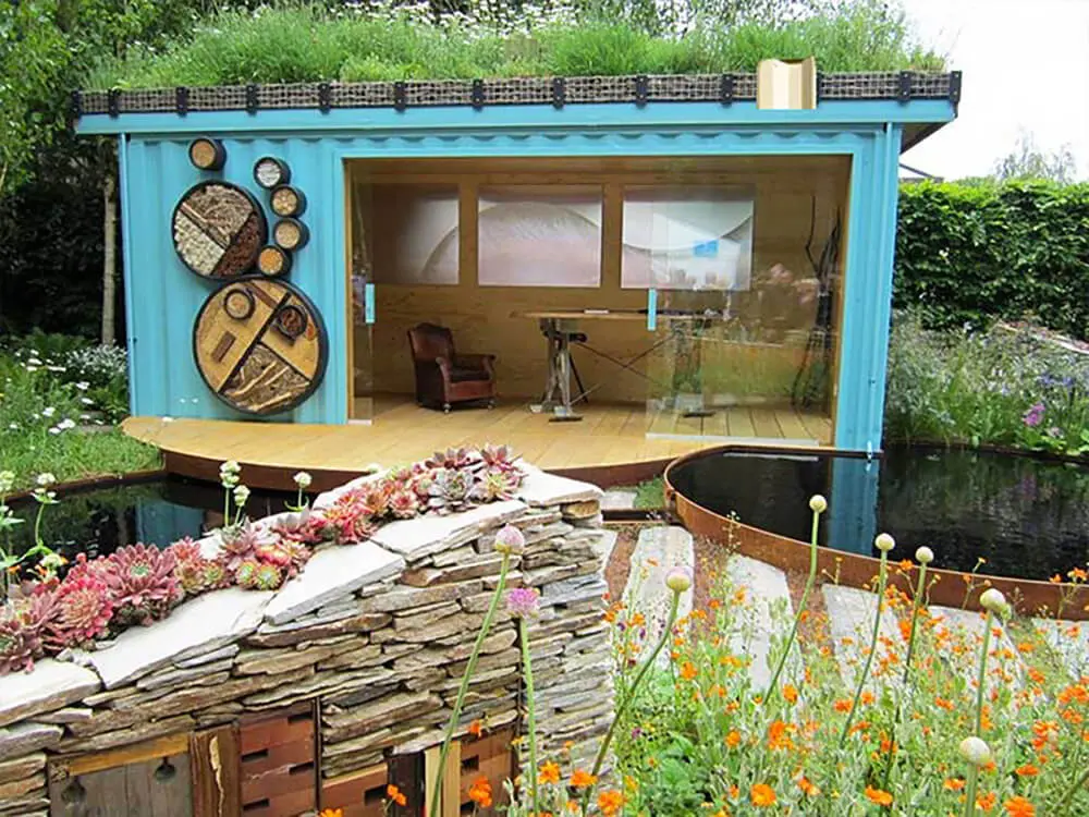 Shipping Container Into the Ultimate Garden Shed