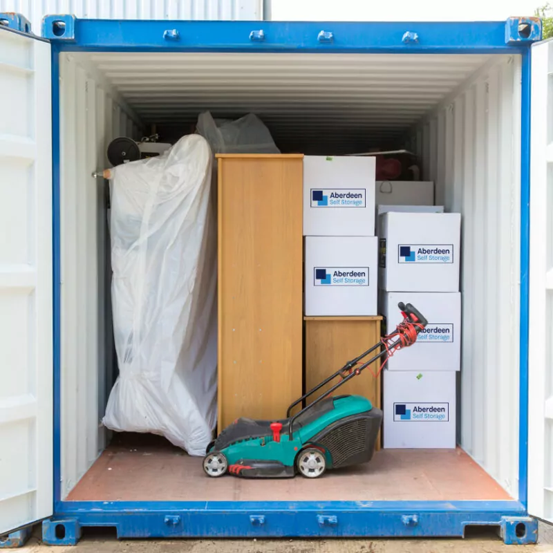 Storage Container Cluttered