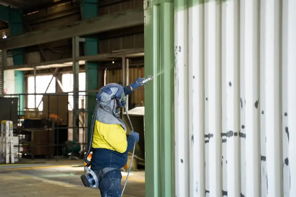 Shipping Container Repaint