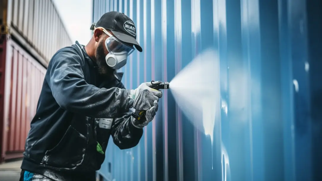 How to Paint a Rusty Shipping Container