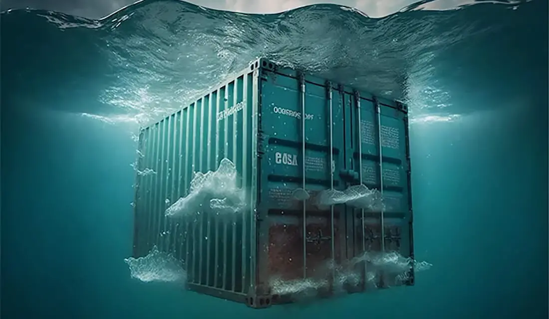 Shipping Cargo Conex Lost Sea Ocean